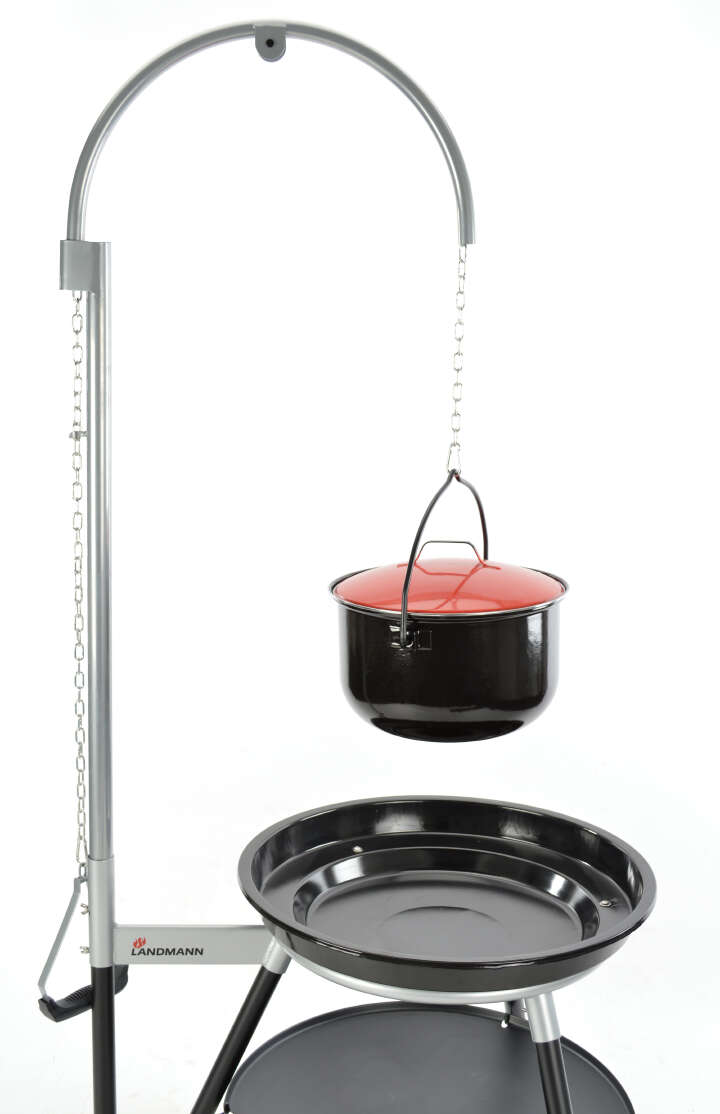 LANDMANN Holzkohle-Schwenkgrill Geos